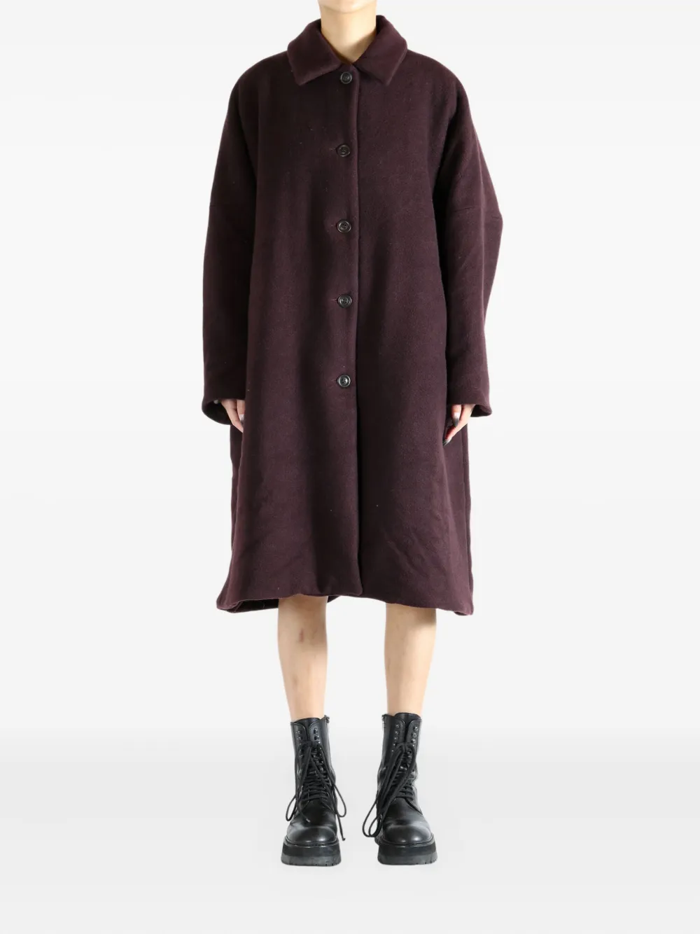 Casey Casey Big Blobby button-fastening cashmere coat | Oversized Coats | Image 2