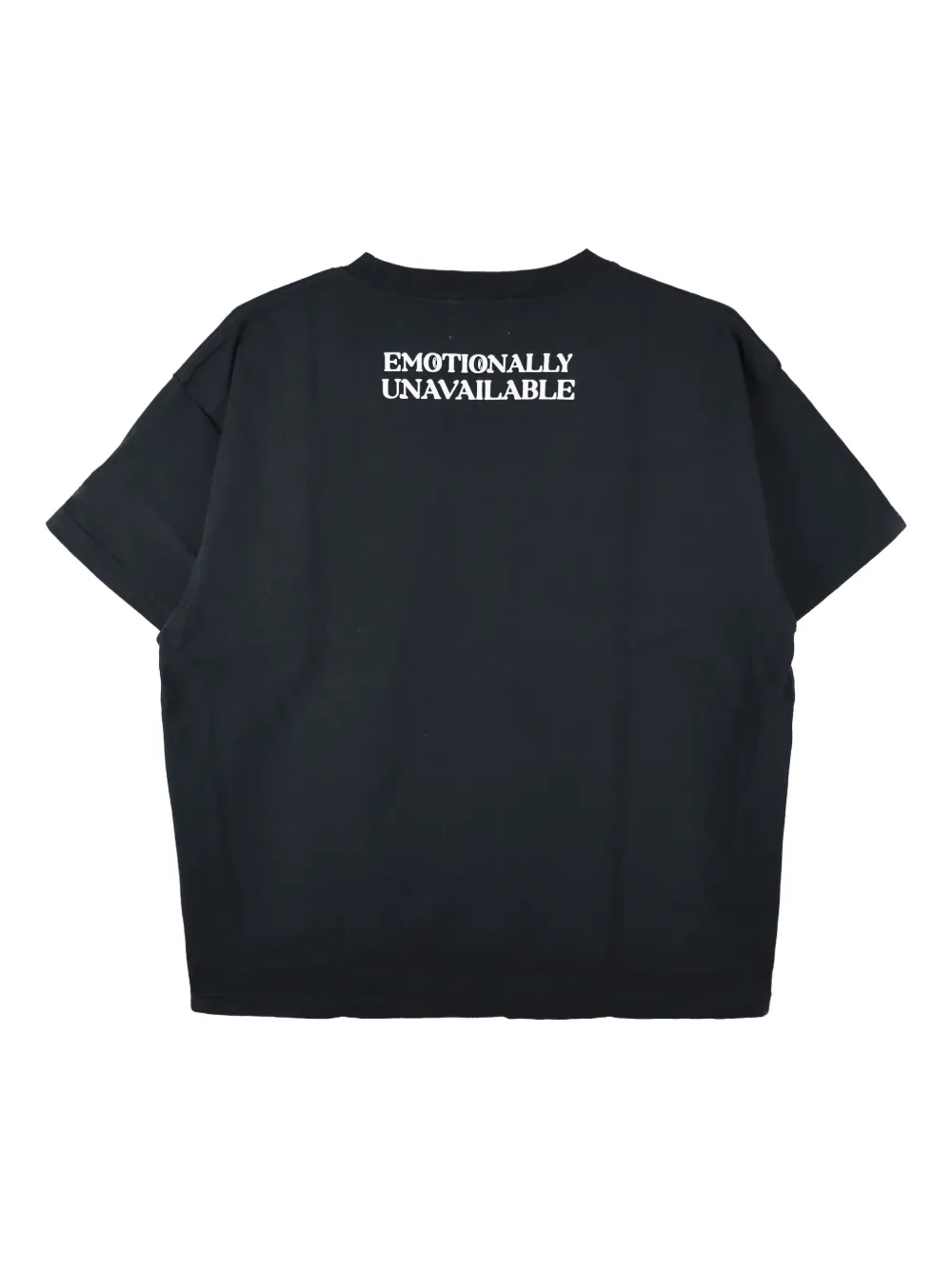 Emotionally Unavailable logo heart-print T-shirt | T-Shirts | Image 2