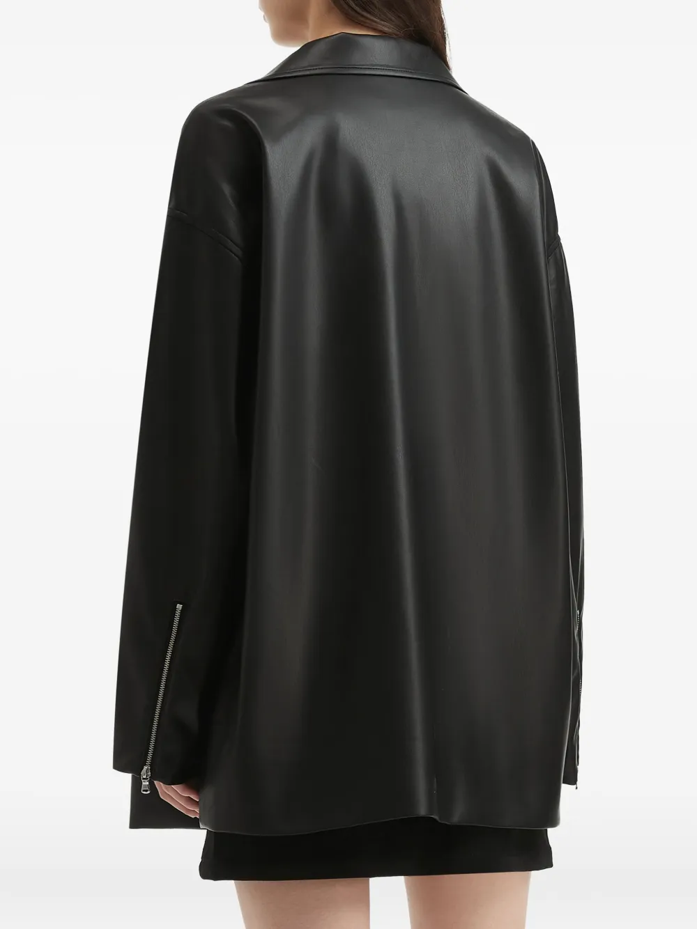 B+ab Zip-front Panelled Jacket In Black