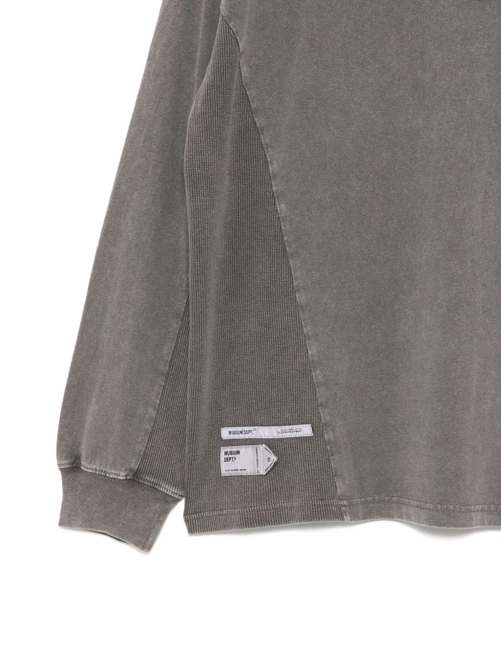 Musium Div. Logo-patched T-shirt In Gray