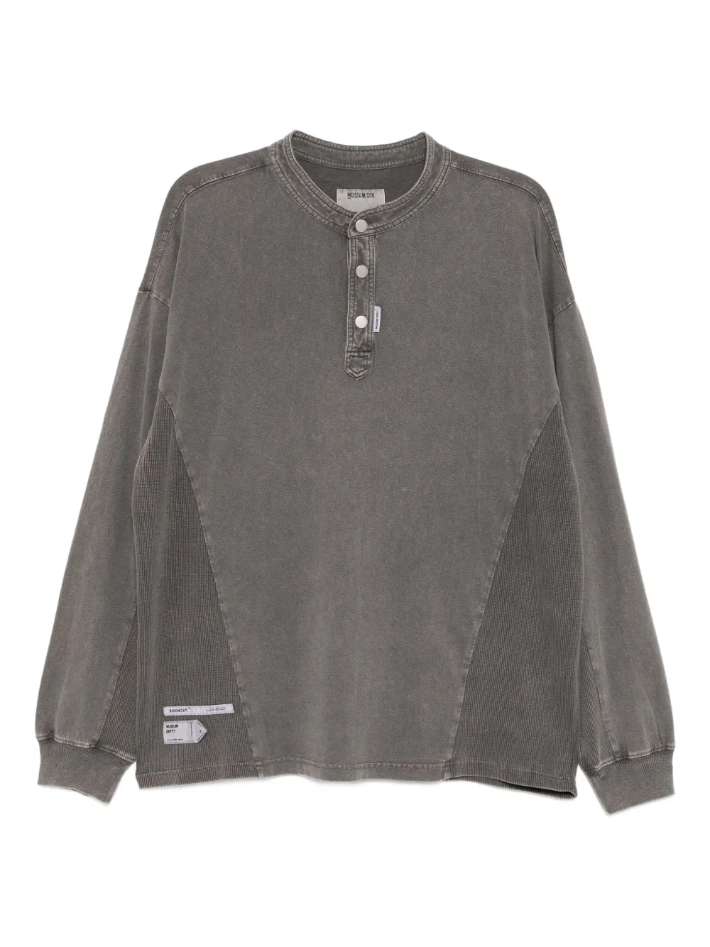 Musium Div. logo-patched T-shirt | Grey | Image 1