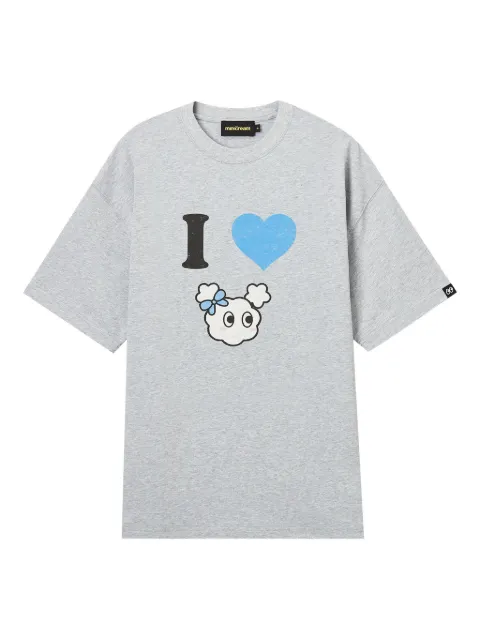 Mini Cream graphic-print cotton T-shirt 