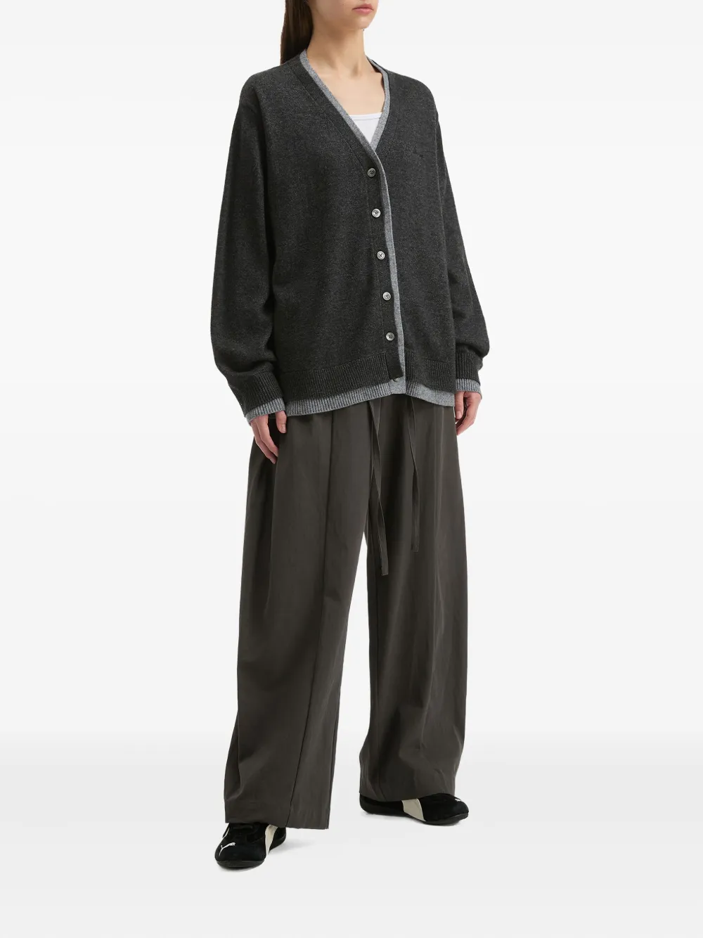 tout a coup embroidered-logo cardigan | Cardigans | Image 2