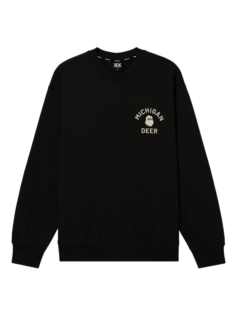 FINGERCROXX cotton sweatshirt | Black | Image 1