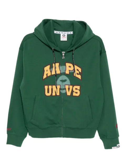 AAPE BY *A BATHING APE® logo appliqué hoodie