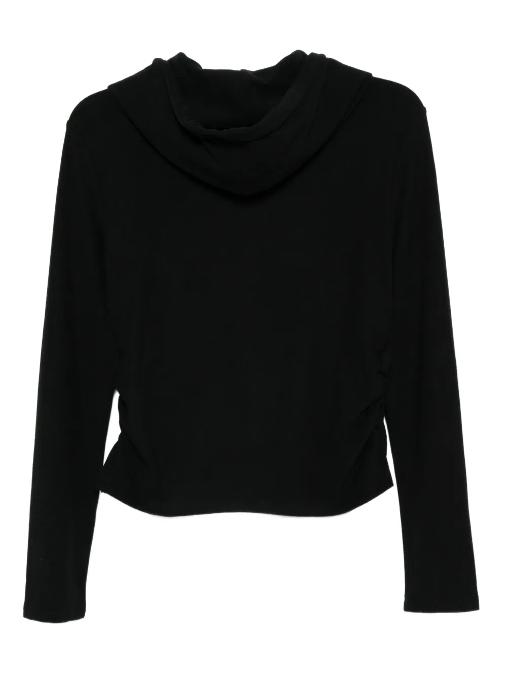 Tout a coup Hoodie met rits en trekkoord - Zwart