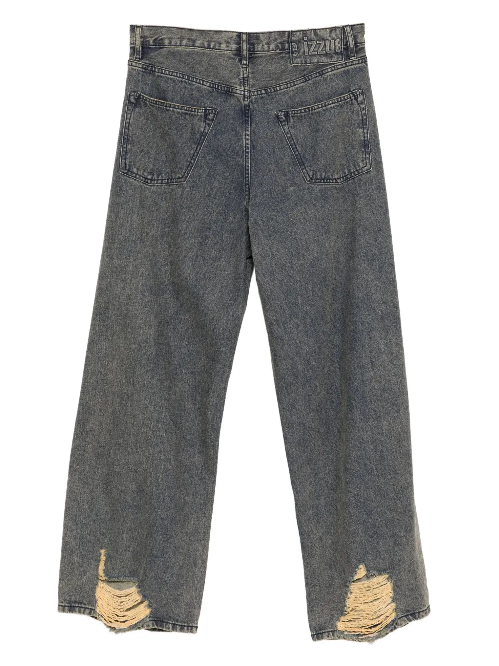 izzue logo-patched jeans | Wide-Leg Jeans | Image 2