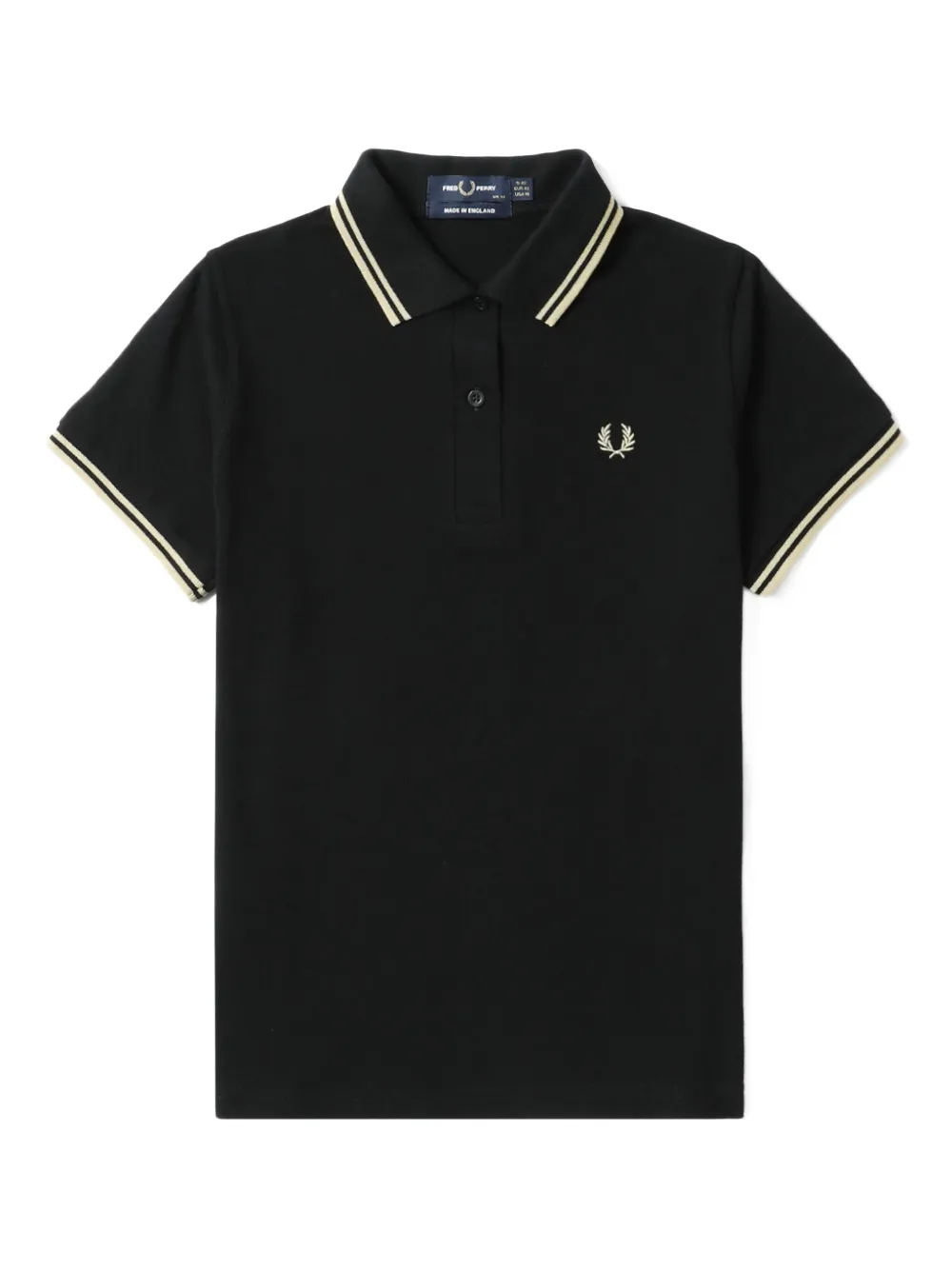 Fred Perry Cotton Polo Shirt In Black