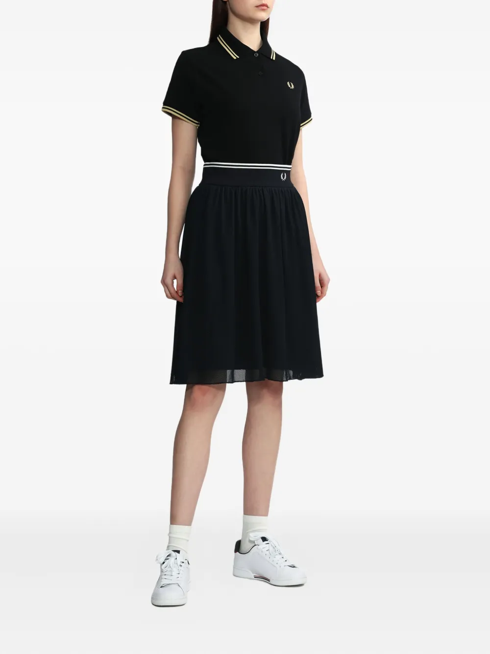 Fred Perry Katoenen poloshirt - Zwart