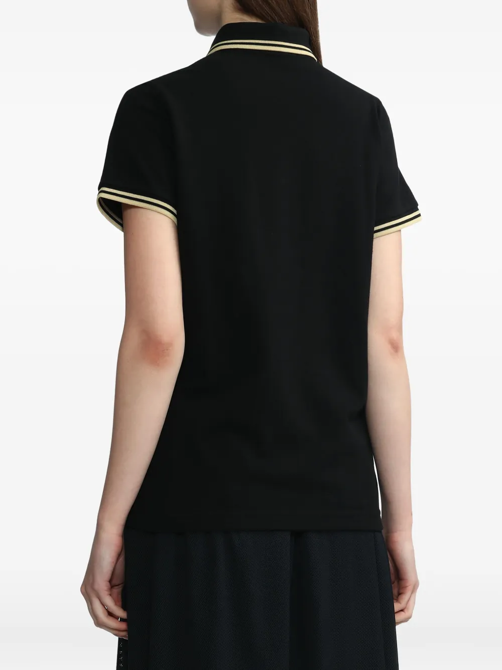 Fred Perry Cotton Polo Shirt In Black