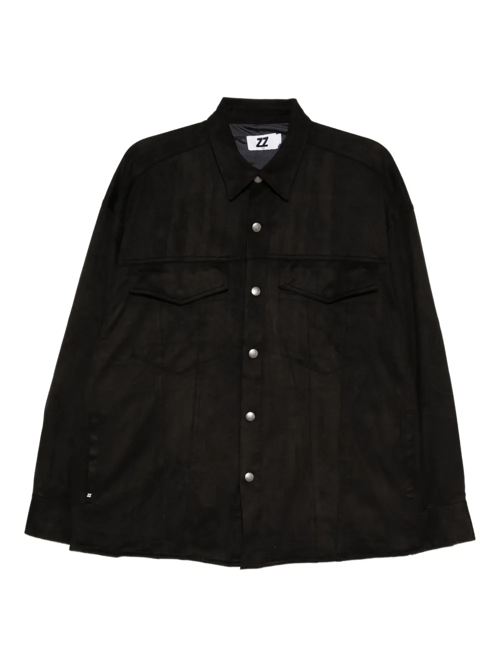 izzue logo-embroidered jacket | Black | Image 1