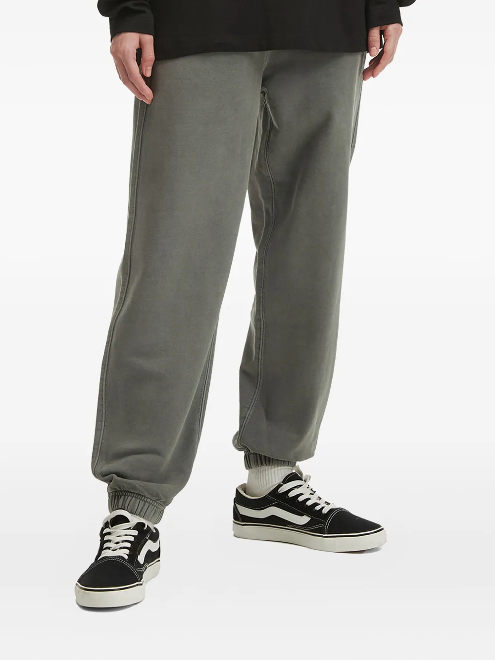 Fingercroxx Embroidered-detail Track Pants In Green