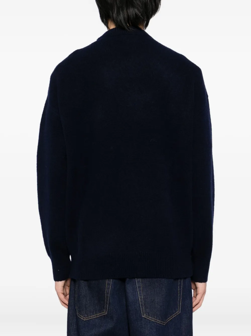 CHOCOOLATE Sweater met logoprint Blauw