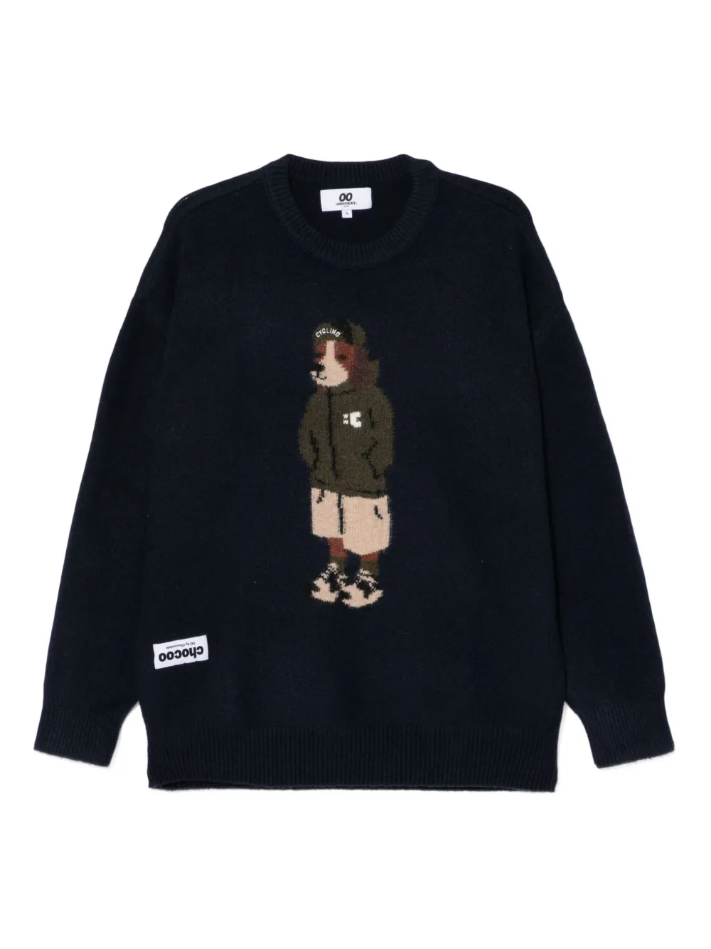 CHOCOOLATE logo-printed sweatshirt | Blue | Image 1