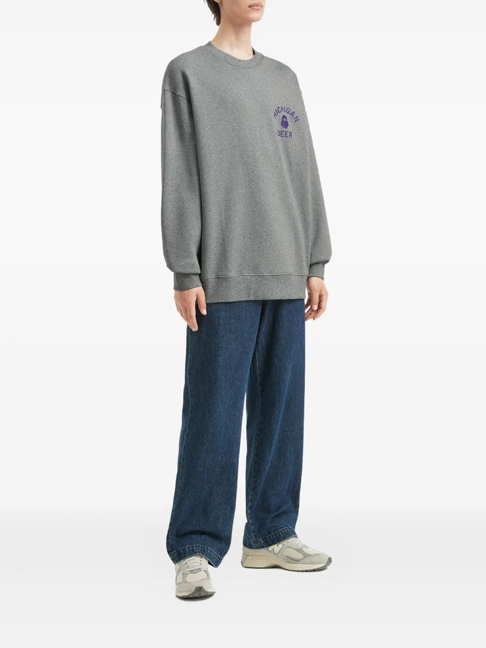 FINGERCROXX graphic-print crew-neck sweatshirt | Sweatshirts | Image 2