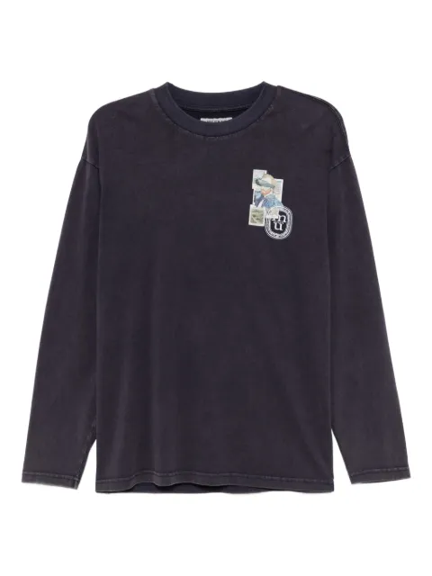 Musium Div. logo-embroidered T-shirt