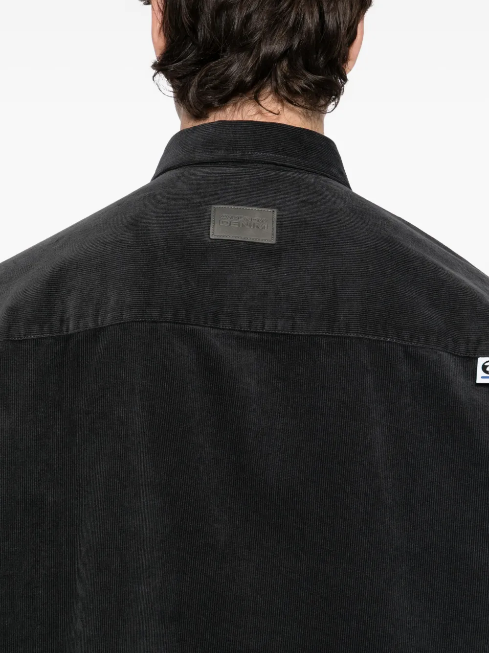 AAPE BY *A BATHING APE Overhemd met logo-applicatie Grijs