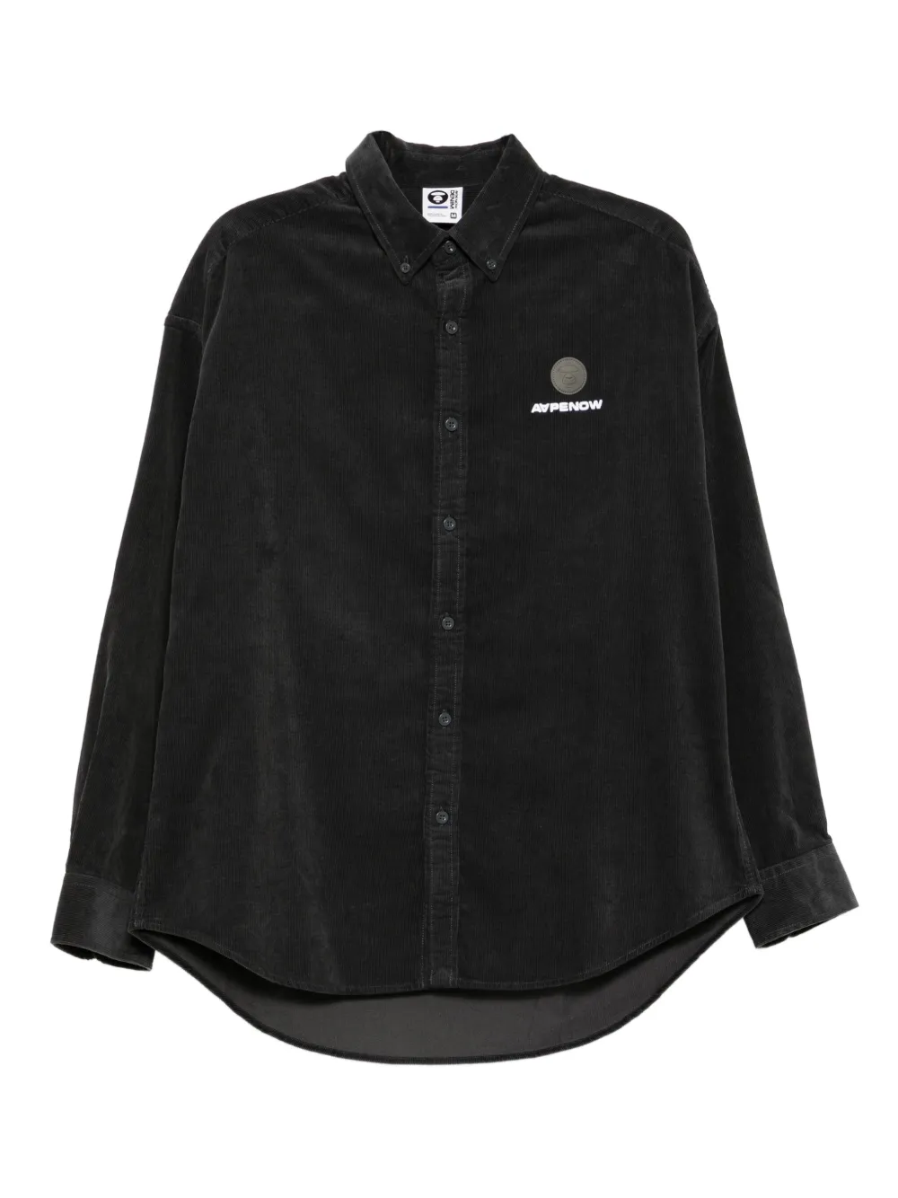 AAPE BY *A BATHING APE® ロゴアップリケ シャツ | グレー | Image 1