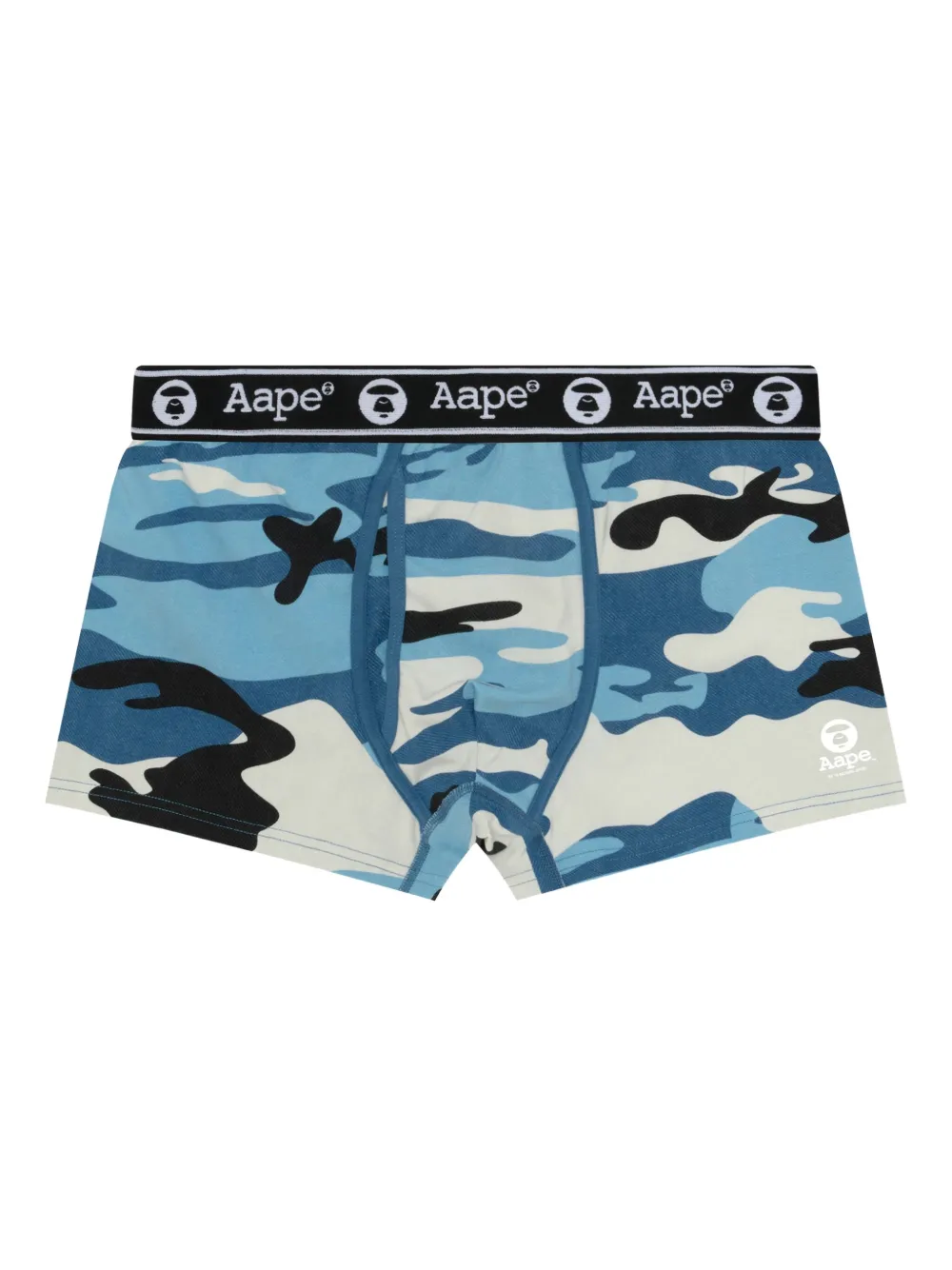 AAPE BY *A BATHING APE® camouflage logo boxers | Blue | Image 1