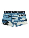 AAPE BY *A BATHING APE® camouflage logo boxers - Blue