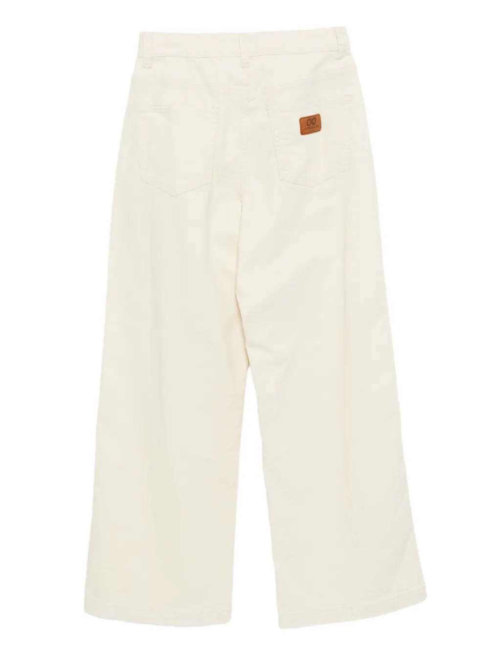 CHOCOOLATE Broek met logopatch - Beige