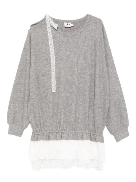 b+ab lace-trim dress