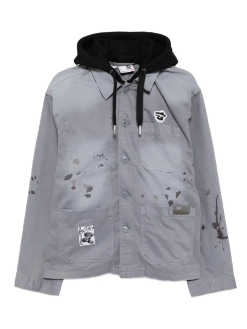 AAPE BY *A BATHING APE® logo-patch jacket