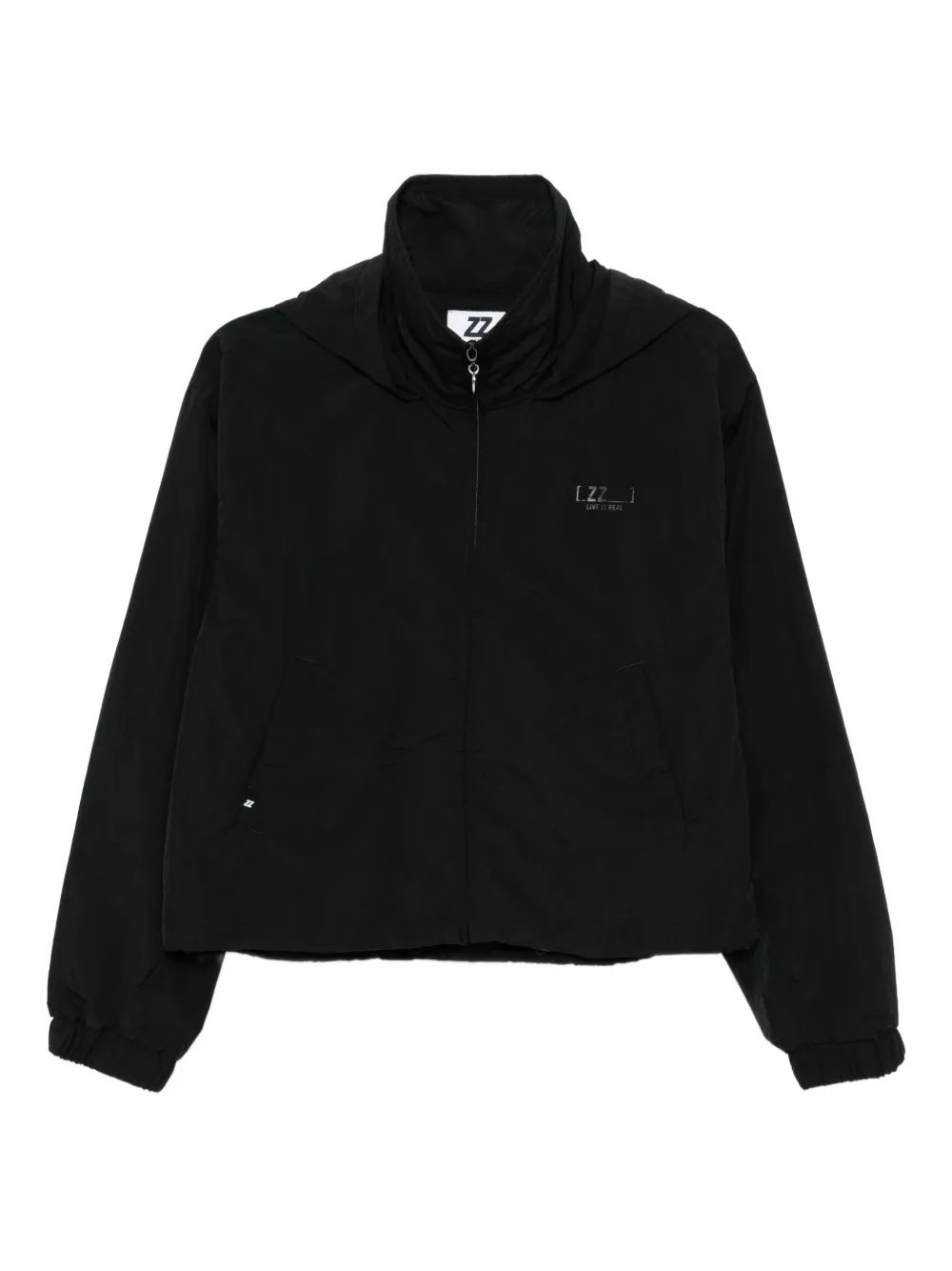 izzue logo-printed jacket | Black | Image 1