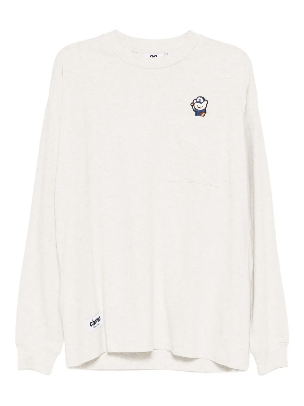 CHOCOOLATE playera con logo bordado | gris | Image 1
