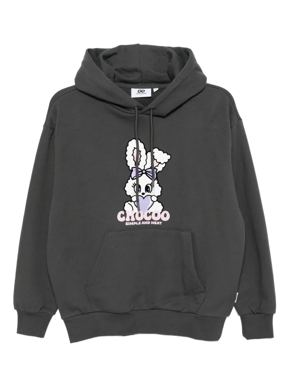 CHOCOOLATE logo-printed hoodie | Grey | Image 1