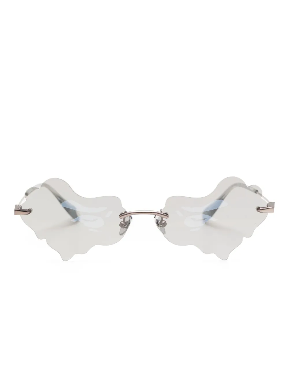 A BATHING APE® Moonface sunglasses | Grey | Image 1