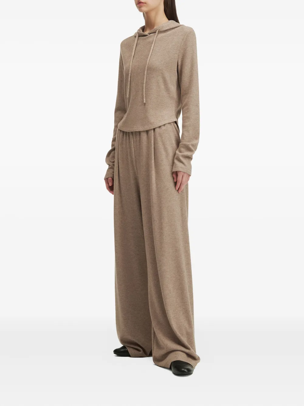 B+ab Ribbed Tracksuit (set Of Two) In Brown