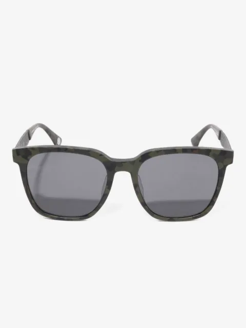 A BATHING APE® camouflage square sunglasses