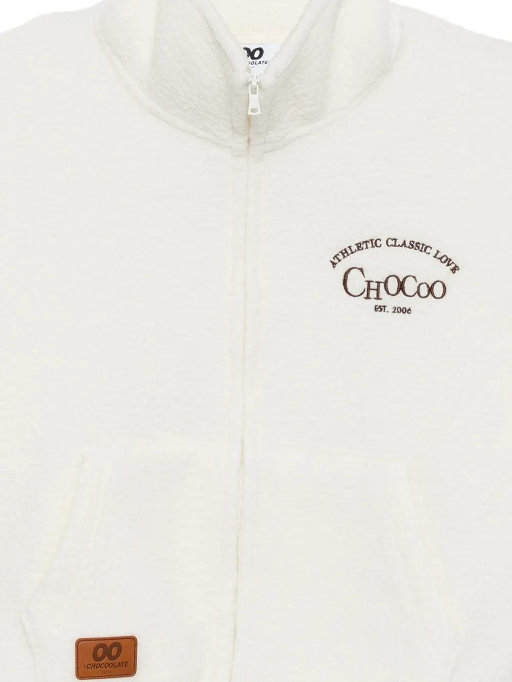 Chocoolate Logo-embroidered Jacket In Neutral