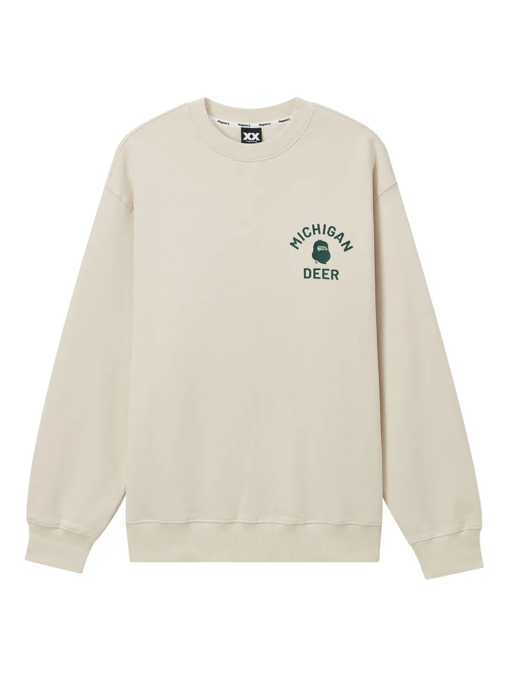 FINGERCROXX cotton sweatshirt | Neutrals | Image 1