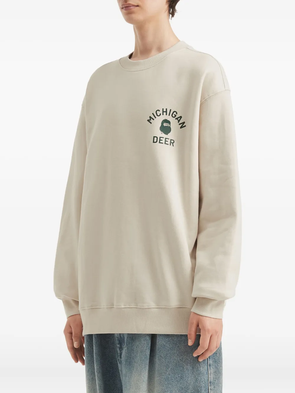 Fingercroxx Cotton Sweatshirt In Neutral