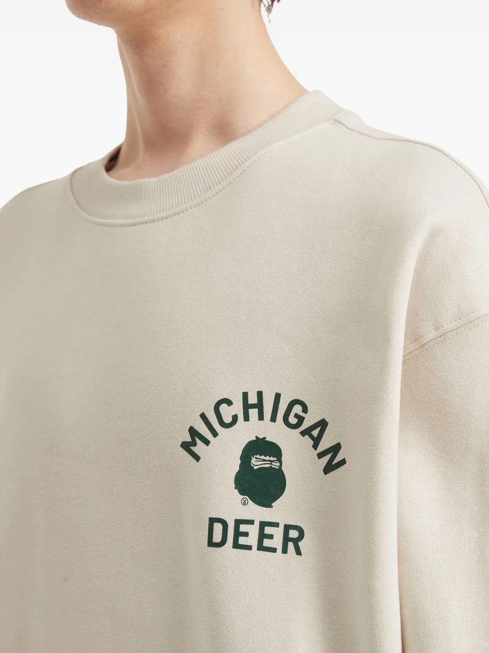 Fingercroxx Cotton Sweatshirt In Neutral