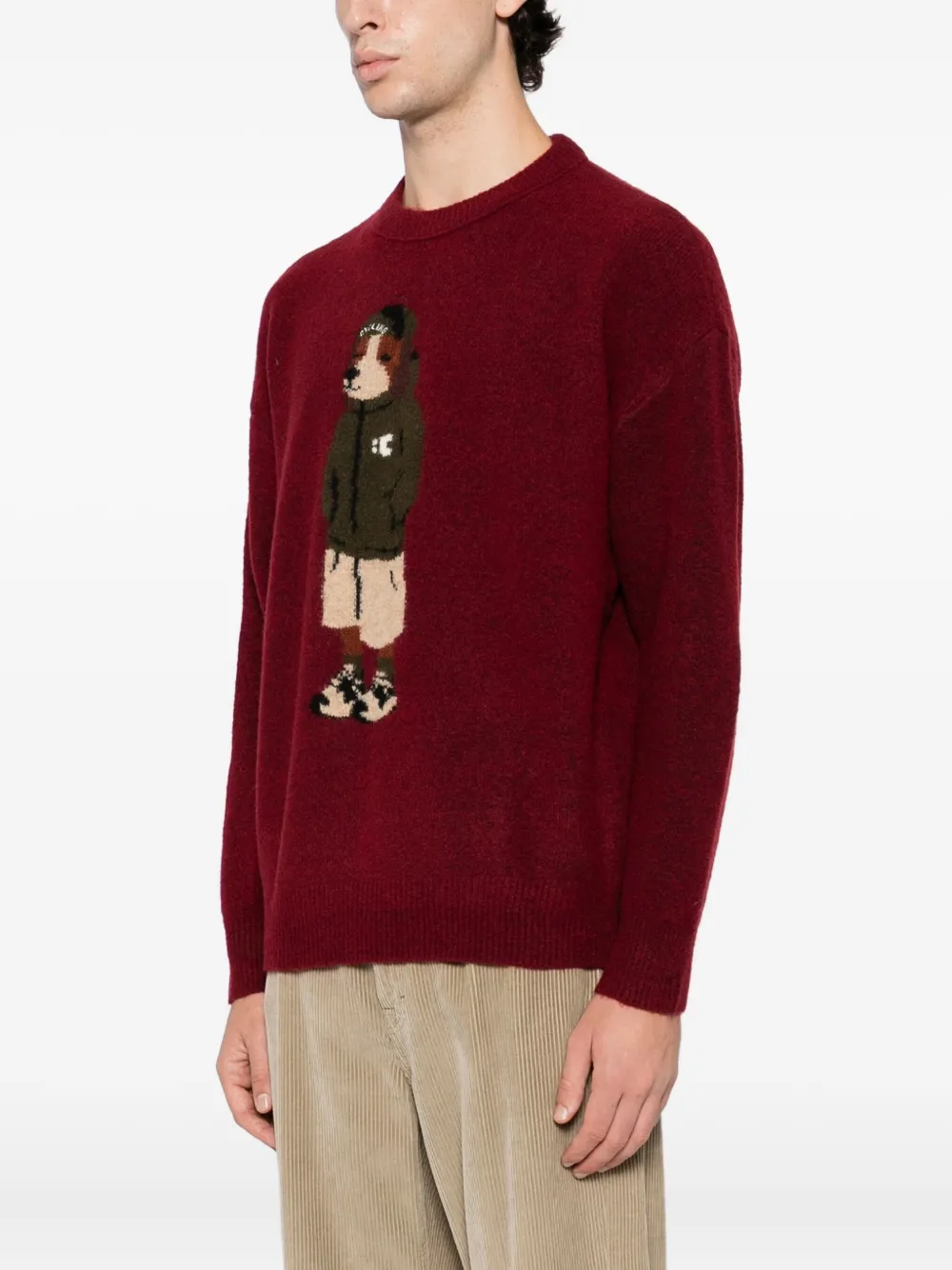 Chocoolate Graphic-print Jumper In Red