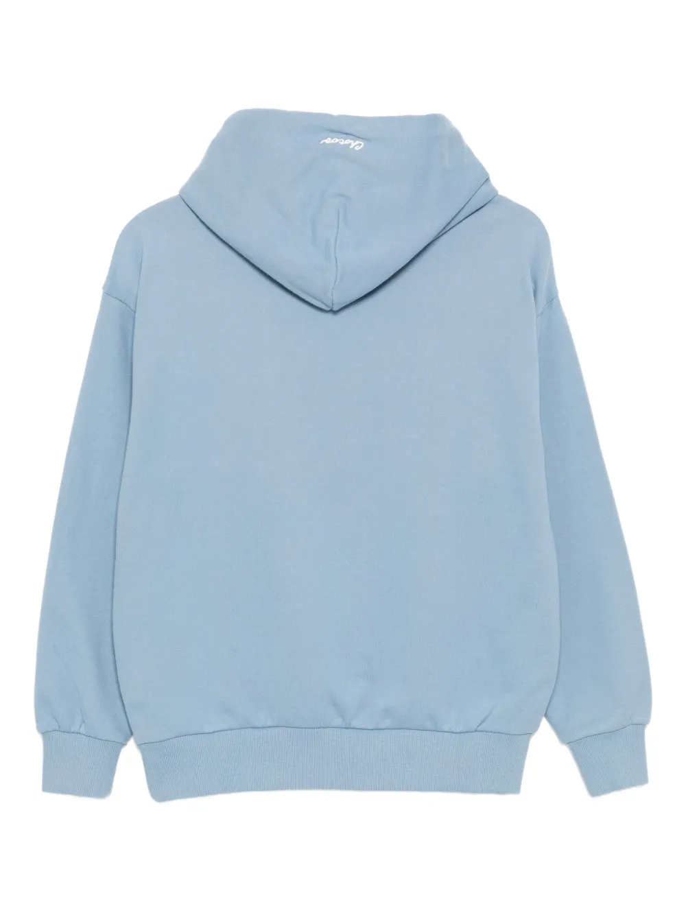 CHOCOOLATE Hoodie met geborduurde puppy - Blauw