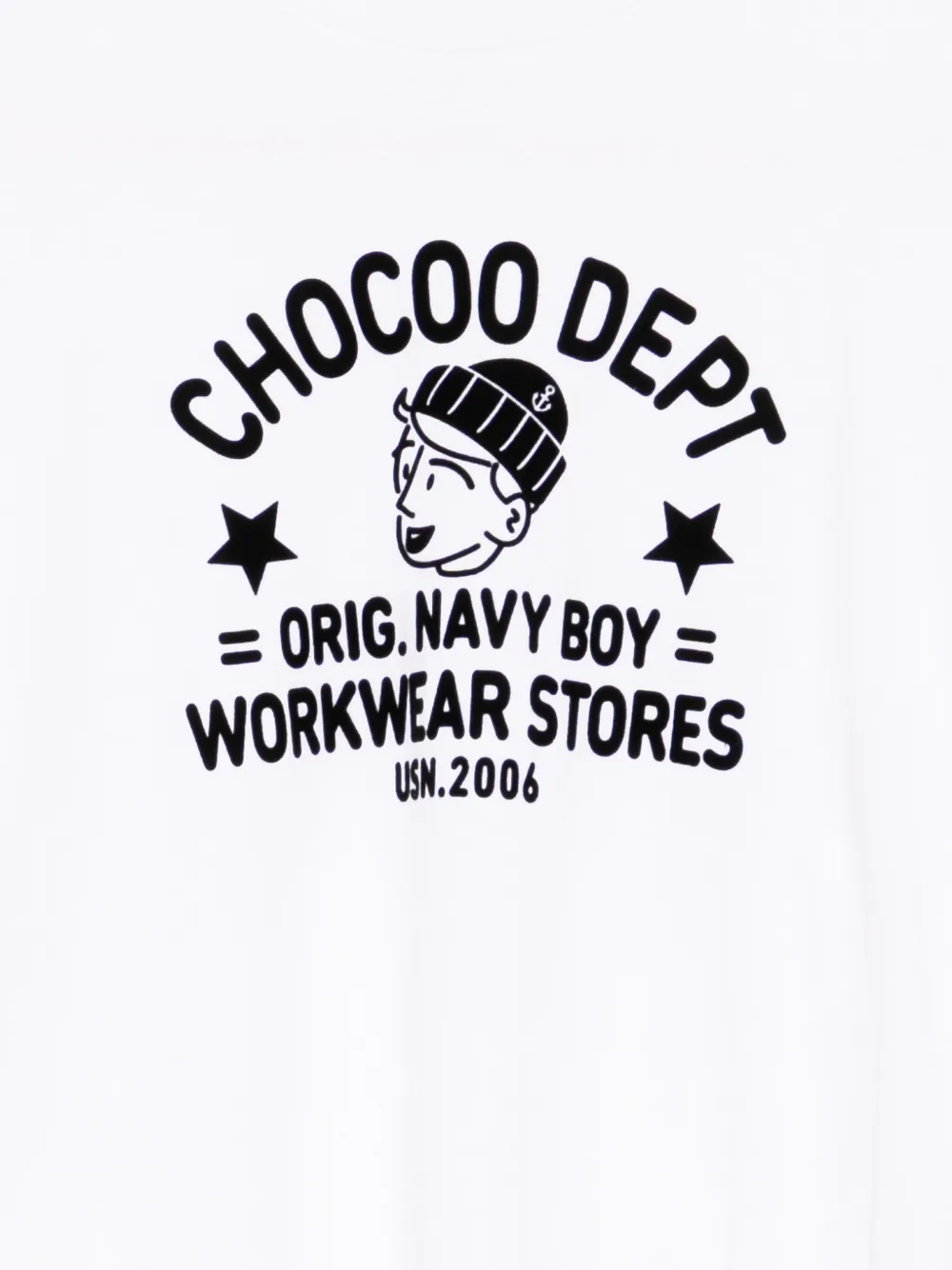 CHOCOOLATE T-shirt met logoprint Wit