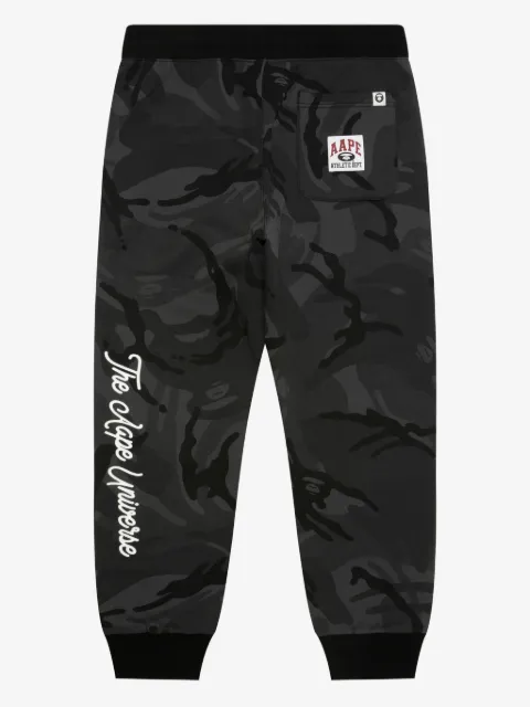 AAPE BY *A BATHING APE® camo-print logo track pants 