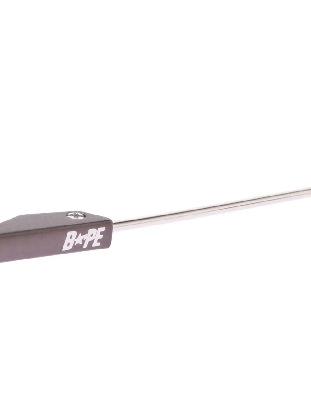 A BATHING APE Zonnebril met wolkenmontuur Grijs