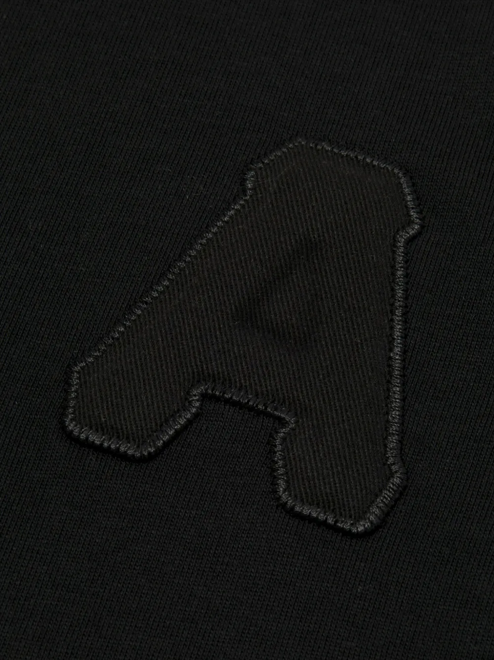 AAPE BY *A BATHING APE T-shirt met ronde hals Zwart