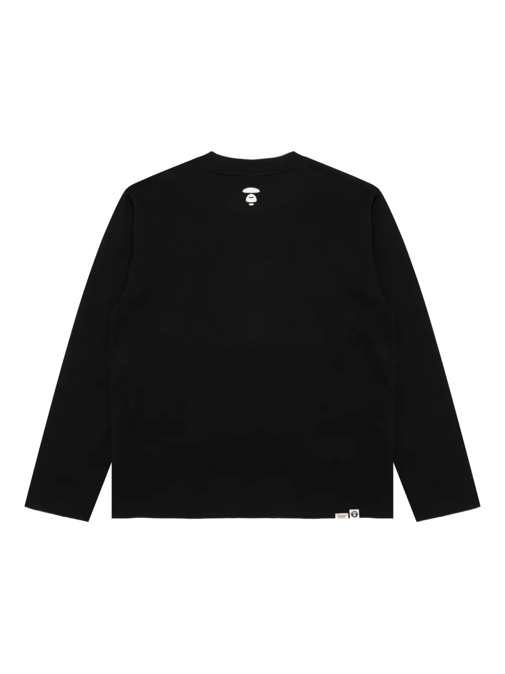 AAPE BY *A BATHING APE T-shirt met ronde hals - Zwart