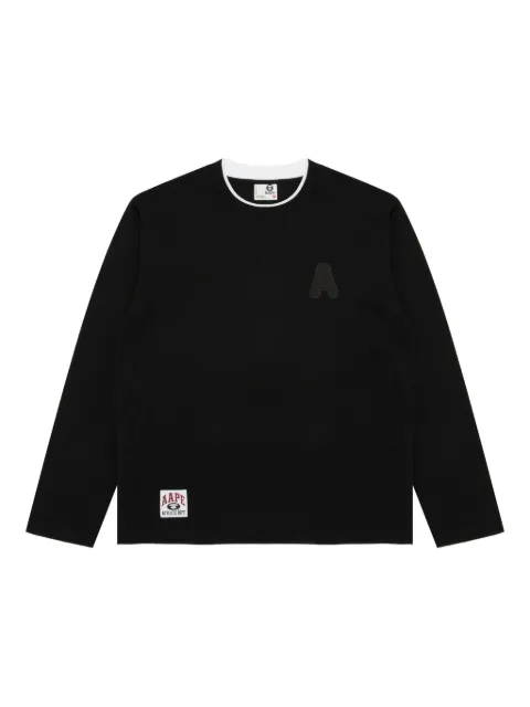 AAPE BY *A BATHING APE® crew-neck long-sleeve T-shirt