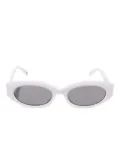 A BATHING APE® oval-frame sunglasses - White