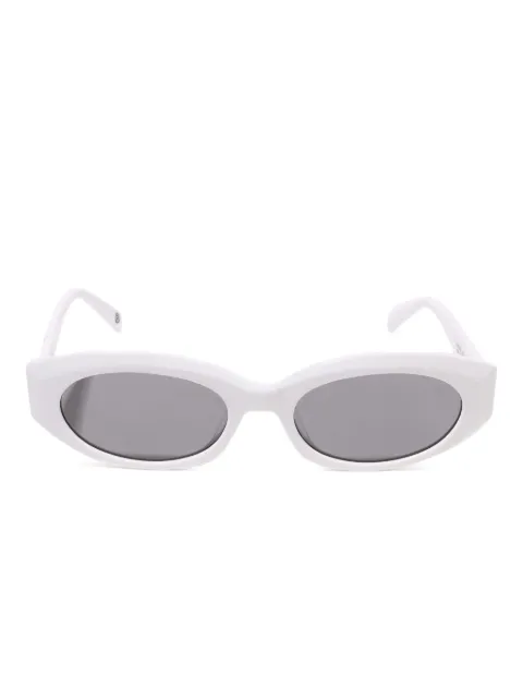 A BATHING APE® lentes de sol con armazón ovalada