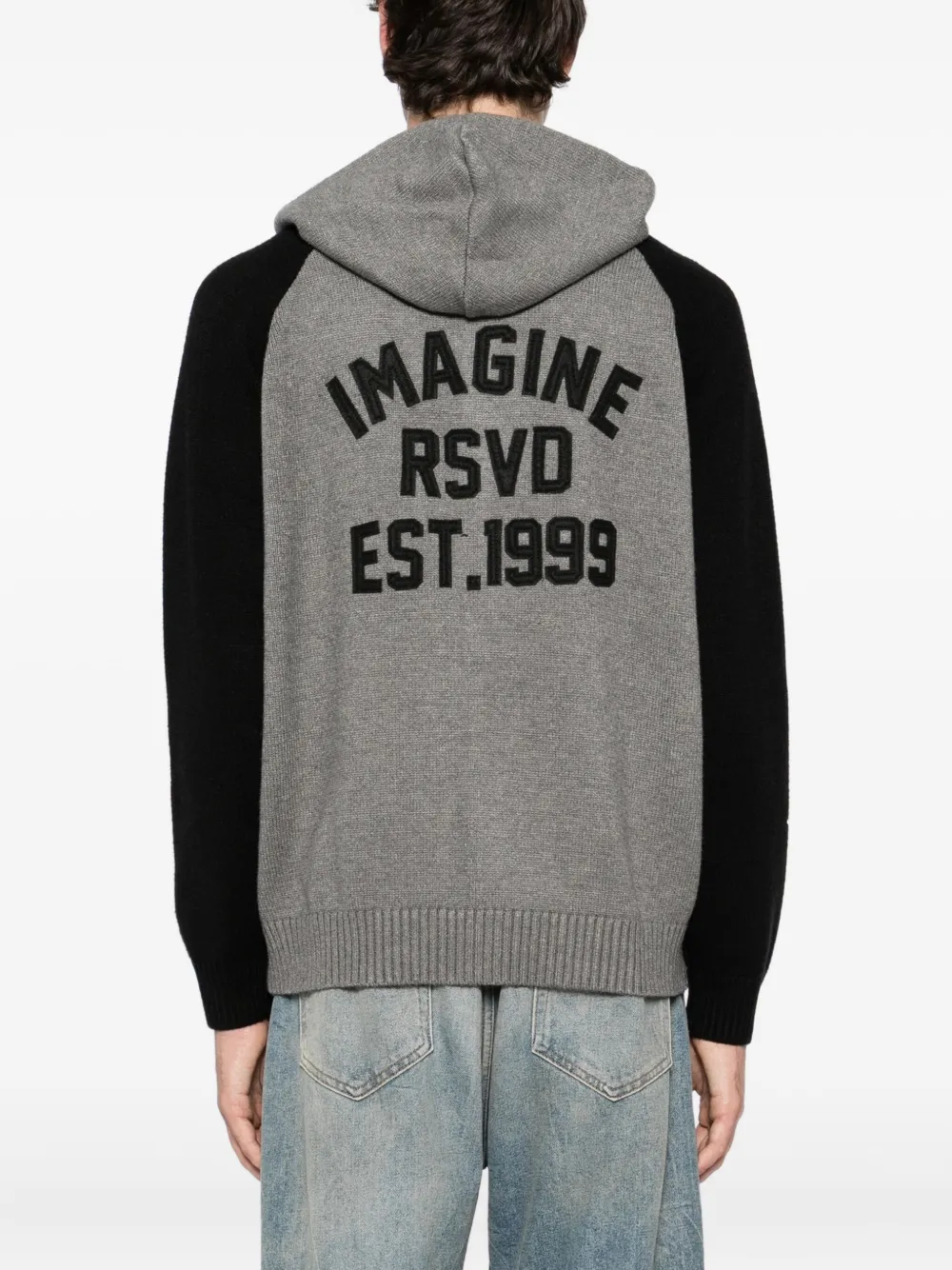 izzue Vest met logopatch Grijs