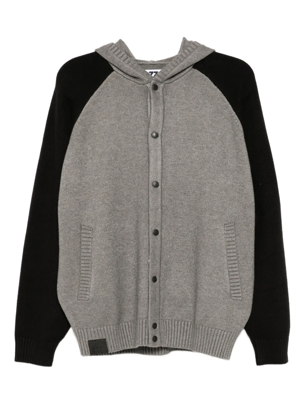 izzue logo-patch cardigan | Grey | Image 1