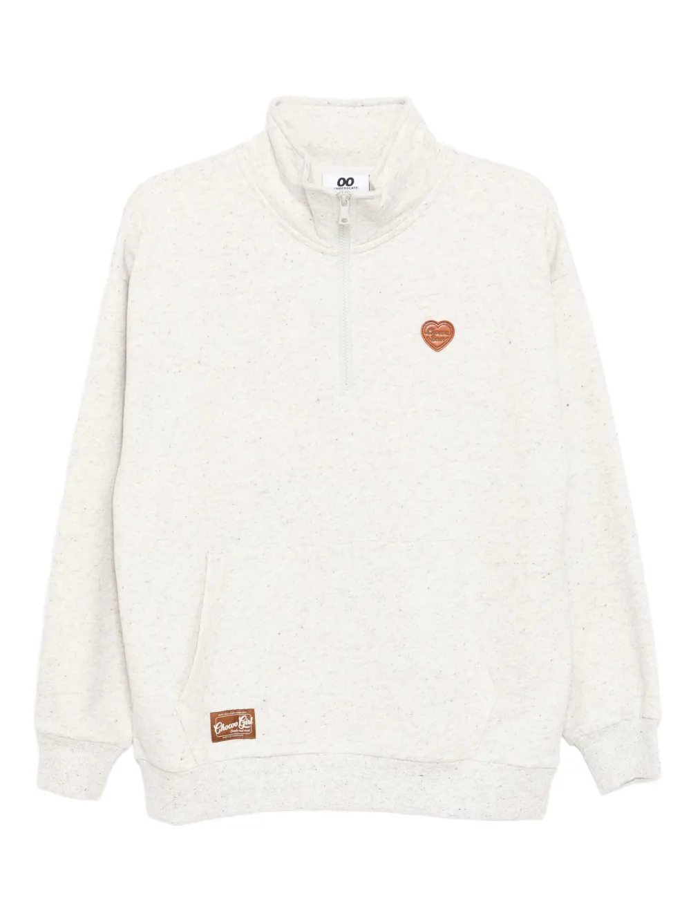 CHOCOOLATE logo-embroidered sweatshirt | Grey | Image 1